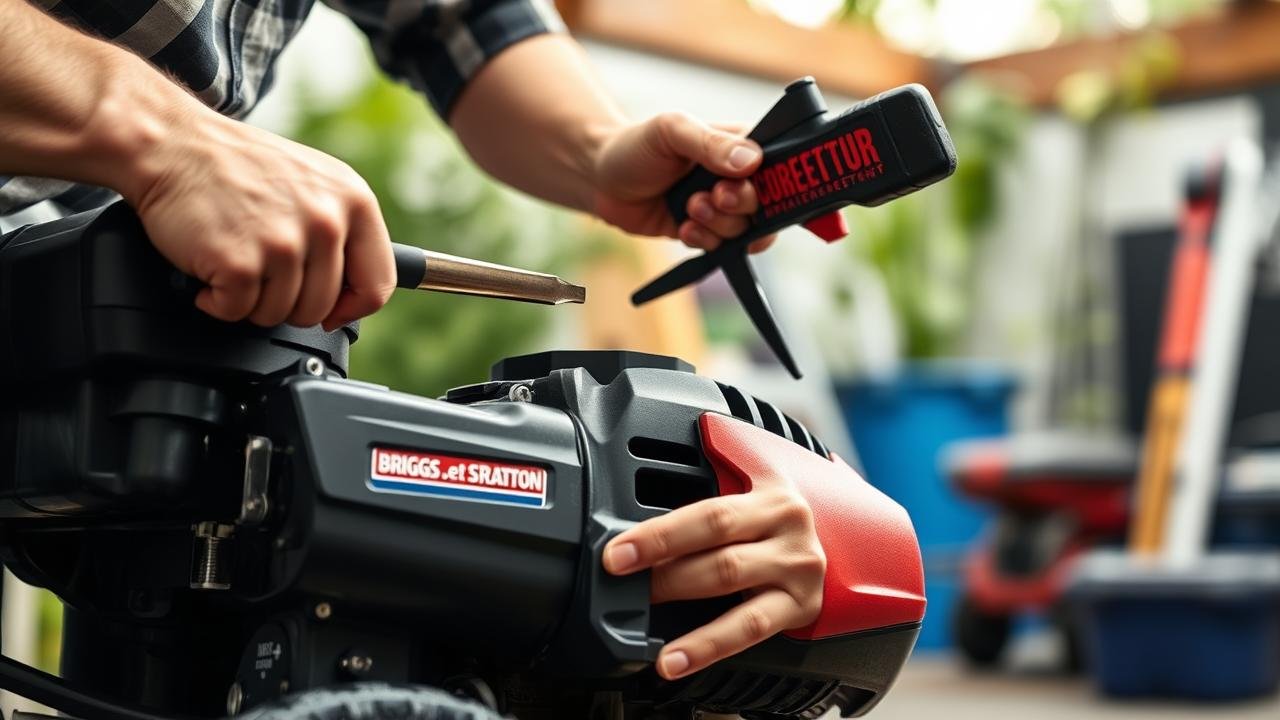 Comment changer courroie motobineuse briggs et stratton : guide complet